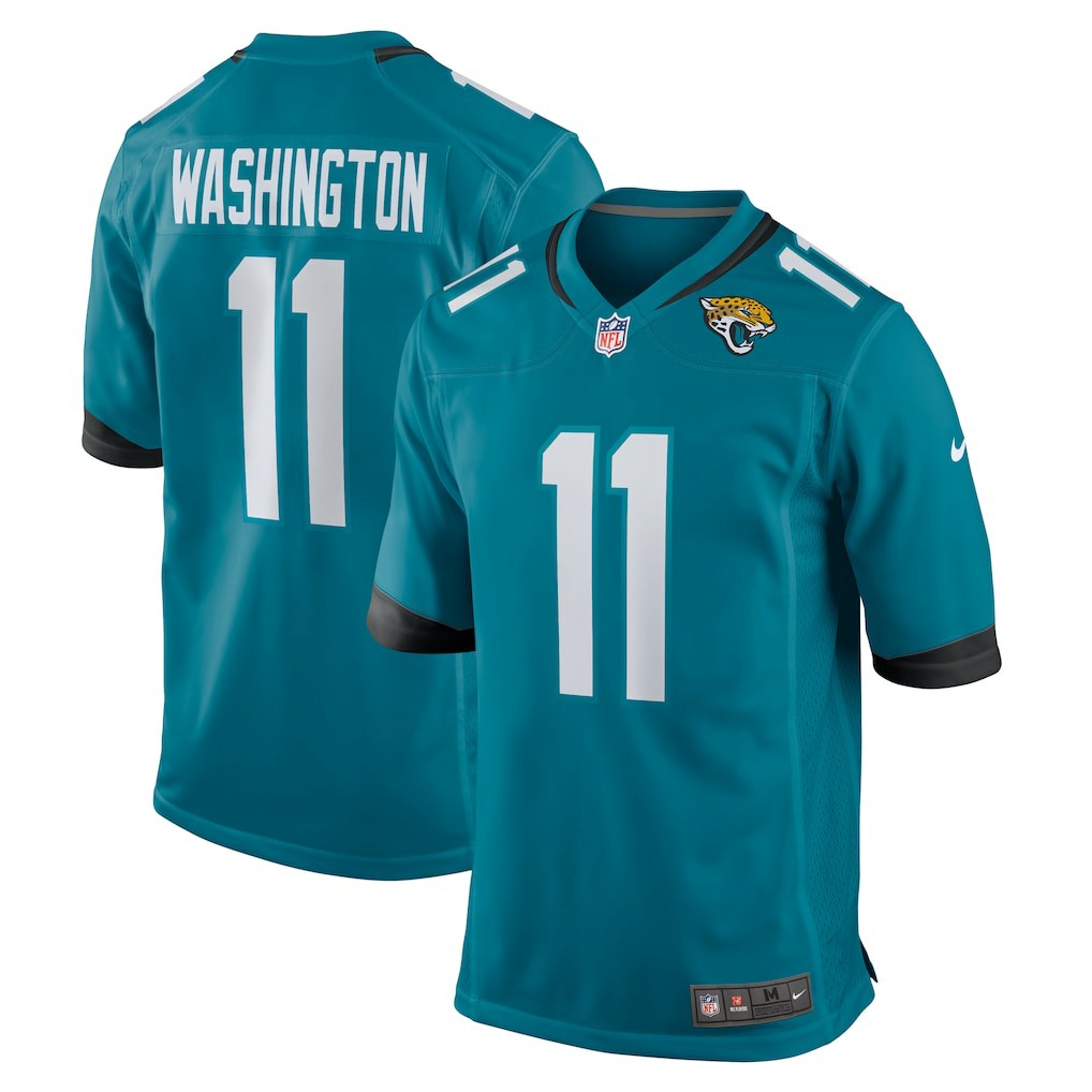 Jacksonville Jaguars Nike Parker Washington  Team Game Jersey