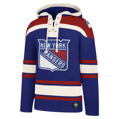 New York Rangers '47 Big & Tall Superior Lacer Pullover Hoodie Discount