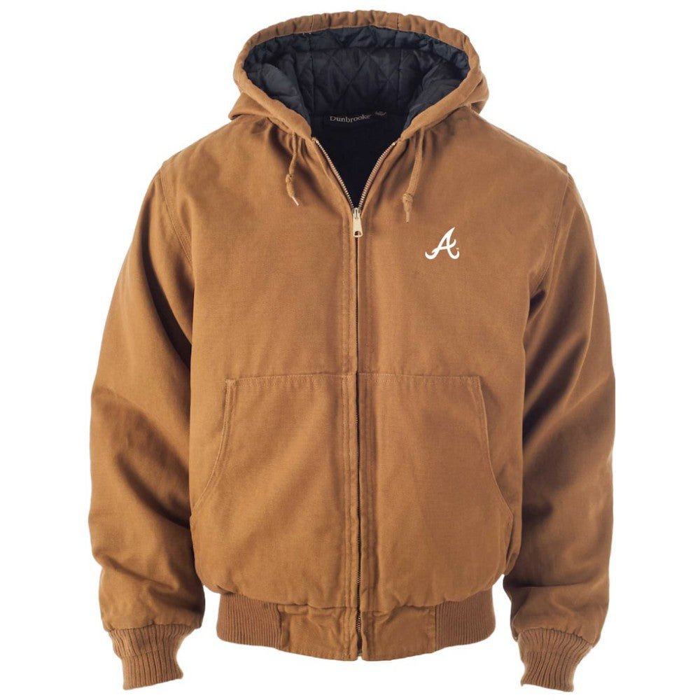 Atlanta Braves Dunbrooke Dakota Work Full-Zip Hoodie Jacket | MLB US