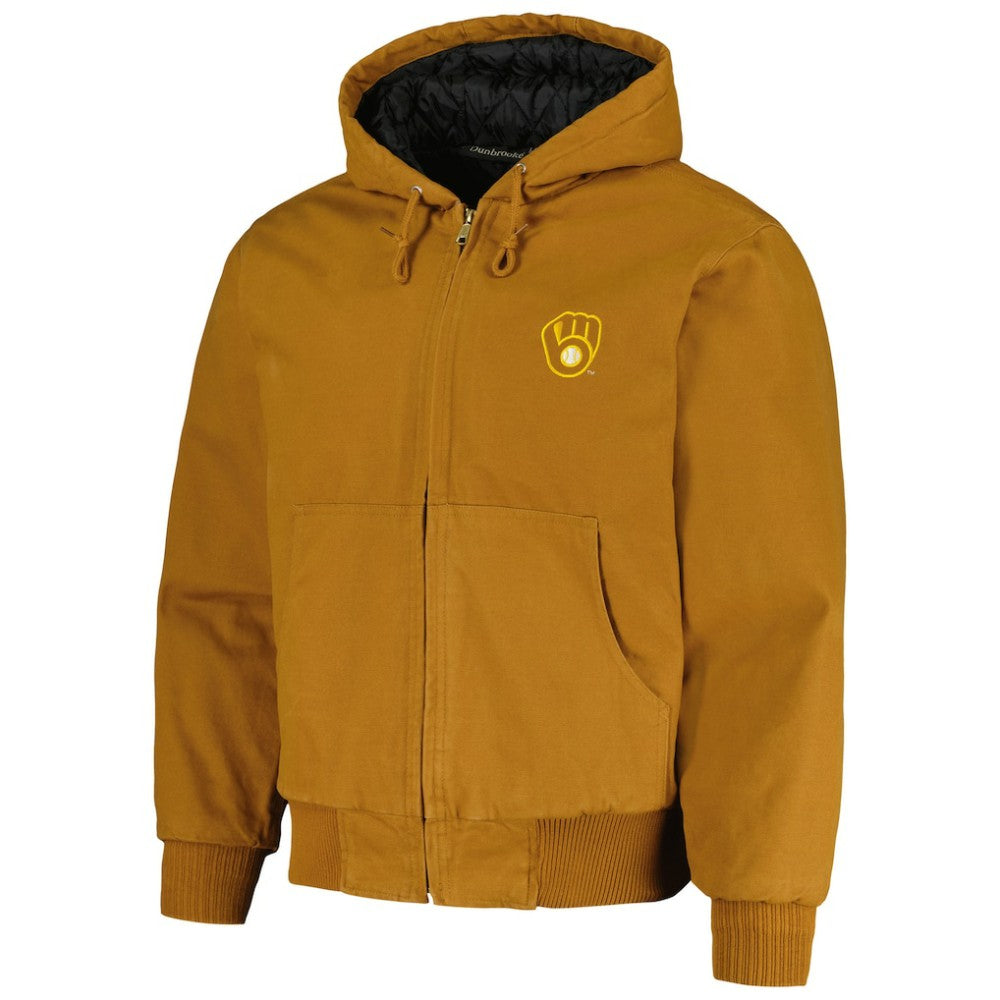 Milwaukee Brewers Dunbrooke Dakota Work Full-Zip Hoodie Jacket | MLB Online