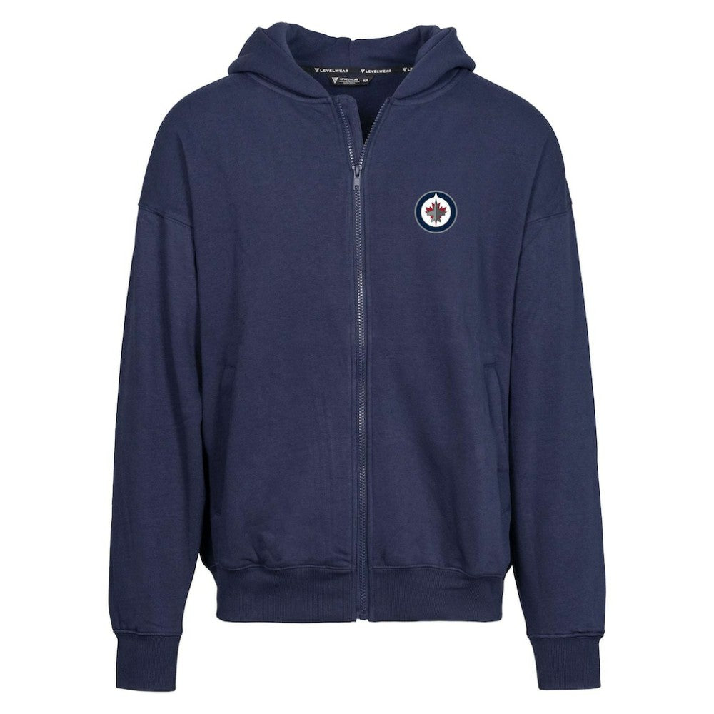 Winnipeg Jets Levelwear Uphill Insignia Full-Zip Hoodie Outlet