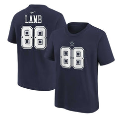 Dallas Cowboys Nike CeeDee Lamb  Preschool Player Name & Number T-Shirt