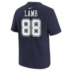 Dallas Cowboys Nike CeeDee Lamb  Preschool Player Name & Number T-Shirt