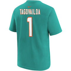 Miami Dolphins Nike Tua Tagovailoa  Preschool Player Name & Number T-Shirt