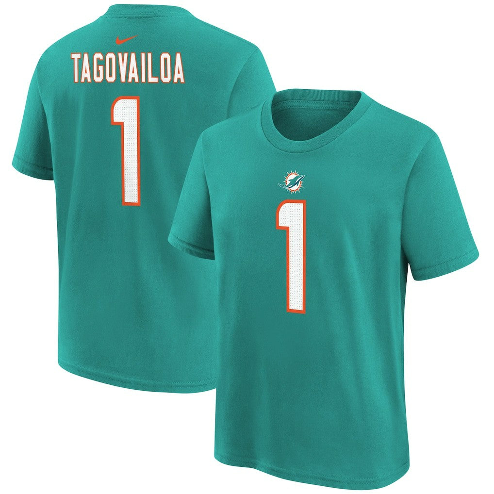 Miami Dolphins Nike Tua Tagovailoa  Youth Player Name & Number T-Shirt