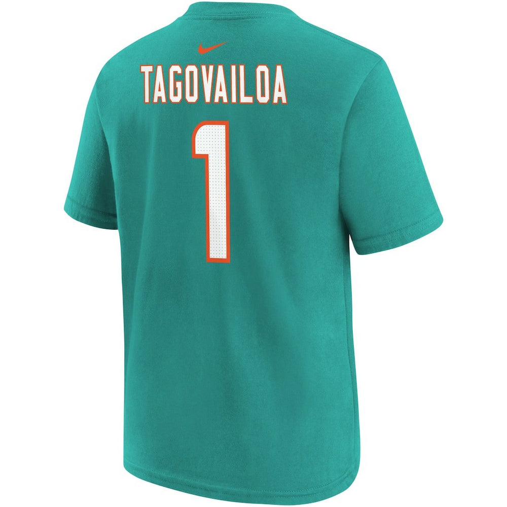 Miami Dolphins Nike Tua Tagovailoa  Youth Player Name & Number T-Shirt