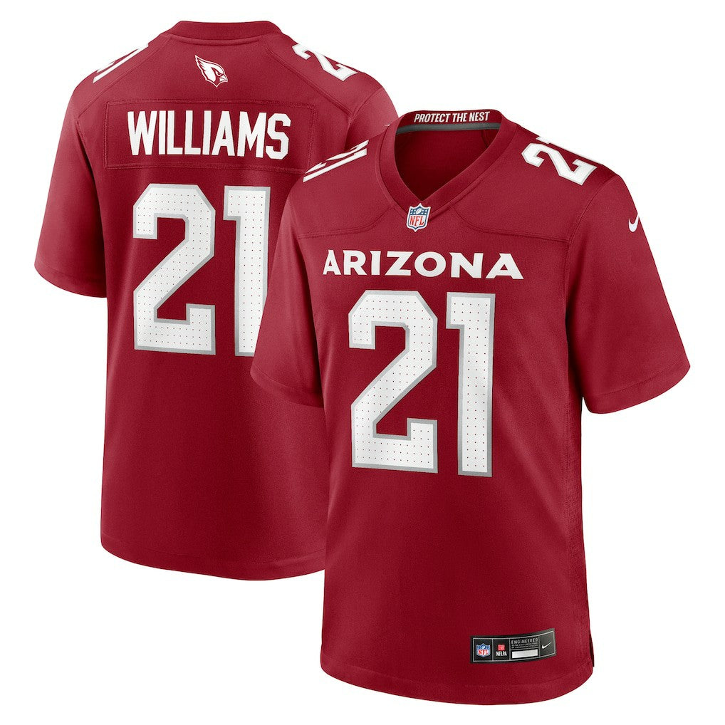 Arizona Cardinals Nike Garrett Williams  Game Jersey