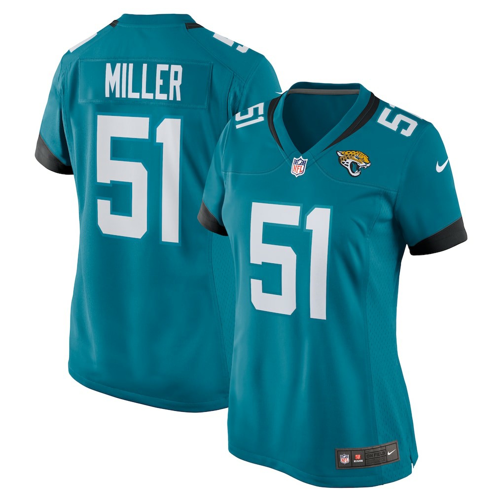 Jacksonville Jaguars Nike Ventrell Miller  Women's Game Jersey