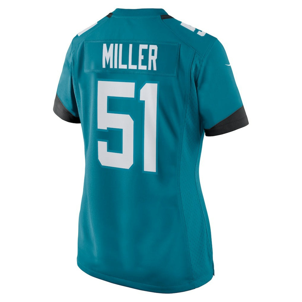 Jacksonville Jaguars Nike Ventrell Miller  Women's Game Jersey