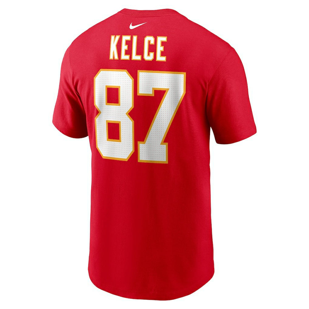 Kansas City Chiefs Nike Travis Kelce  Player Name & Number T-Shirt
