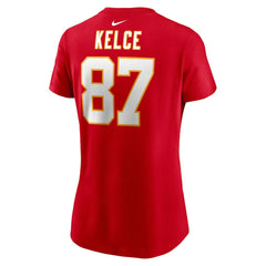 Kansas City Chiefs Nike Travis Kelce  Women's Player Name & Number T-Shirt