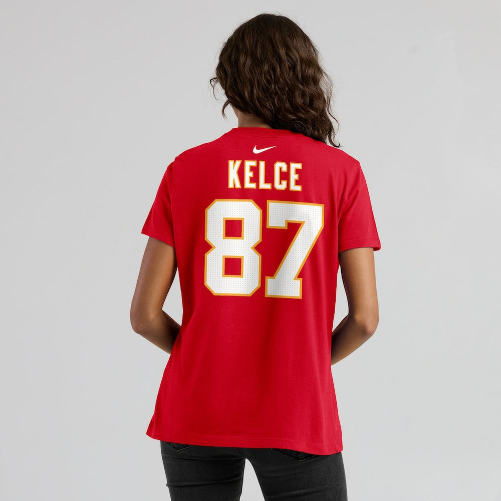Kansas City Chiefs Nike Travis Kelce  Women's Player Name & Number T-Shirt