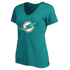 Miami Dolphins  Tyreek Hill  Women's Plus Size Fair Catch Name & Number Scoop Neck T-Shirt
