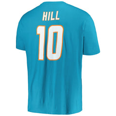 Miami Dolphins Fanatics Tyreek Hill  Big & Tall Player Name & Number T-Shirt
