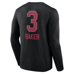 Arizona Cardinals  Budda Baker  Team Wordmark Player Name & Number Long Sleeve T-Shirt