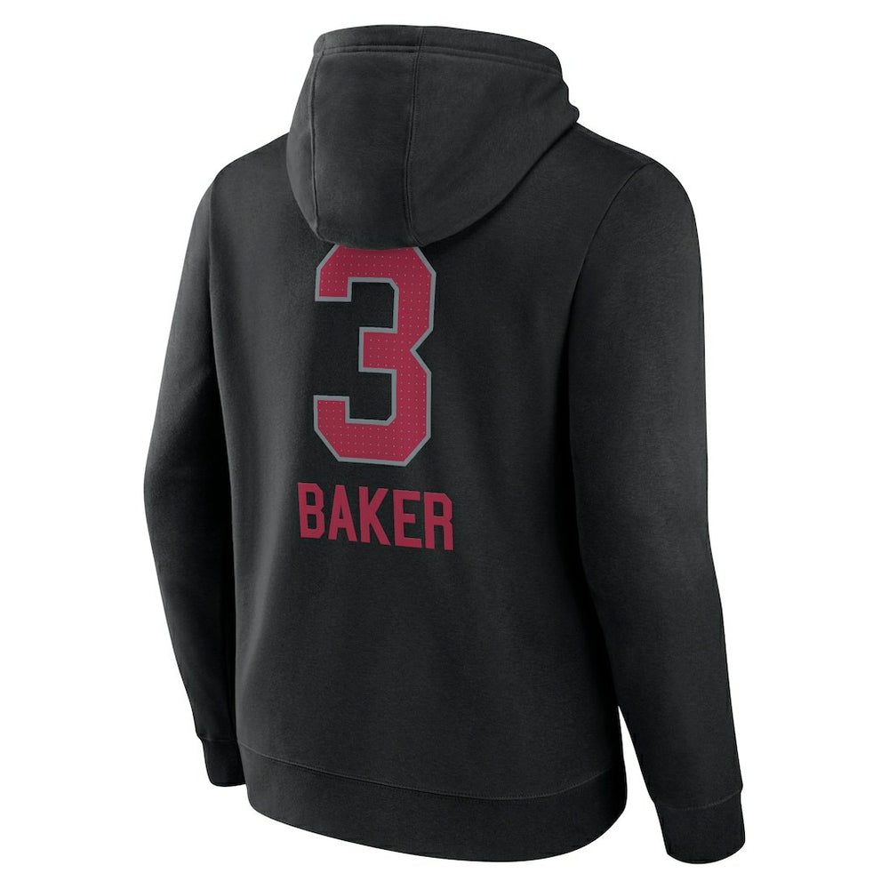 Arizona Cardinals  Budda Baker  Team Wordmark Player Name & Number Pullover Hoodie