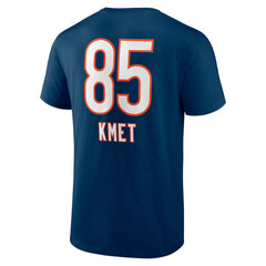 Chicago Bears  Cole Kmet  Team Wordmark Player Name & Number T-Shirt