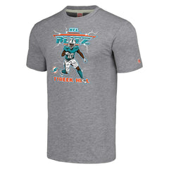 Miami Dolphins  Tyreek Hill  Homage Unisex NFL Blitz Player Tri-Blend T-Shirt