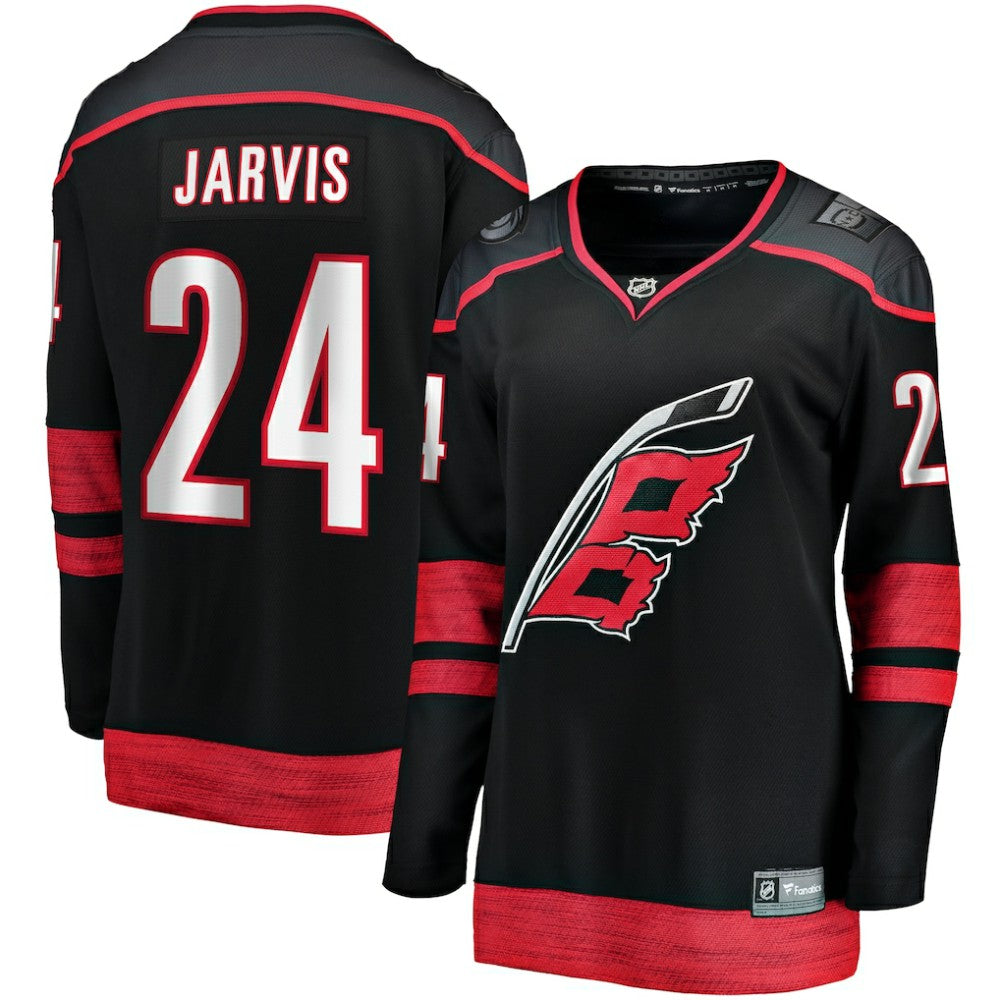 Seth Jarvis Carolina Hurricanes Fanatics Women's Home Breakaway Player Jersey Outlet
