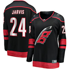 Seth Jarvis Carolina Hurricanes Fanatics Women's Home Breakaway Player Jersey Outlet