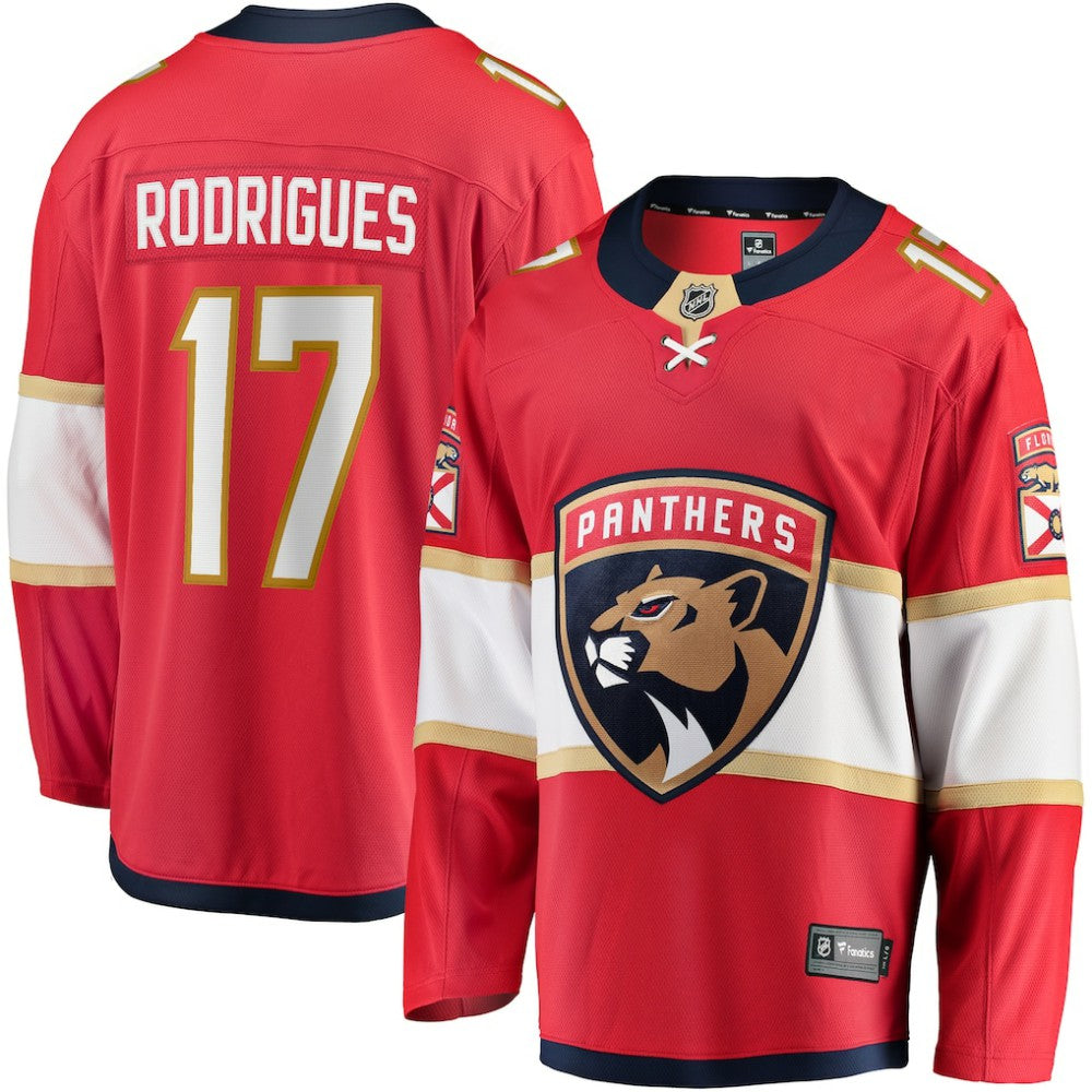 Evan Rodrigues Florida Panthers Fanatics Home Breakaway Jersey Outlet