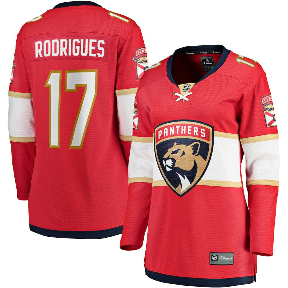 Evan Rodrigues Florida Panthers Fanatics Women's Home Breakaway Player Jersey Online