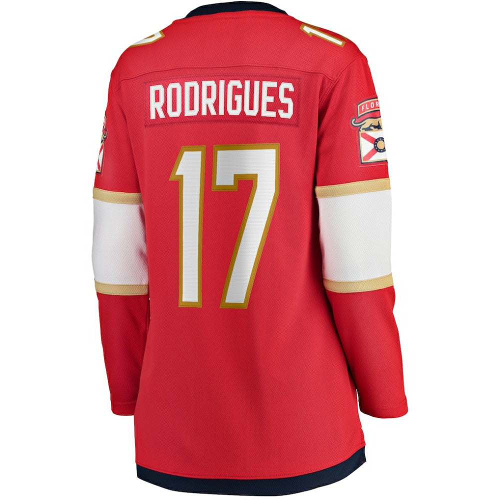 Evan Rodrigues Florida Panthers Fanatics Women's Home Breakaway Player Jersey Online