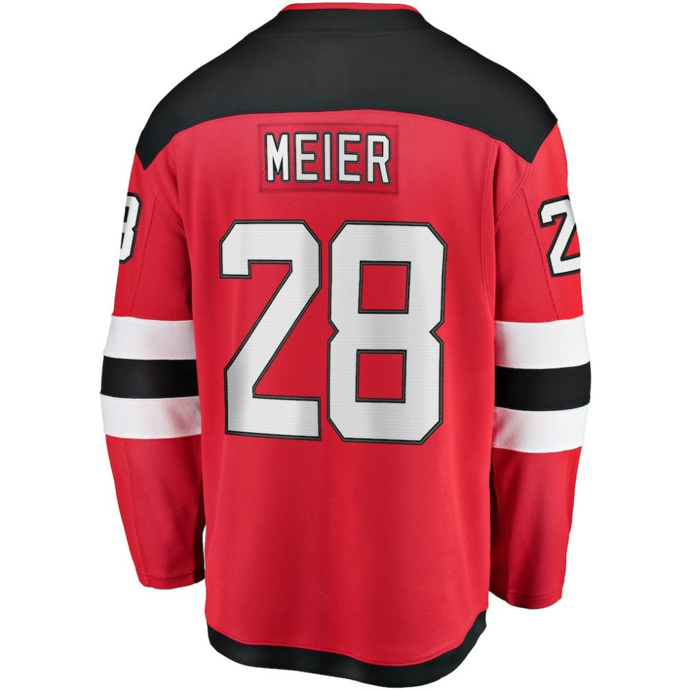 Timo Meier New Jersey Devils Fanatics Home Breakaway Jersey Discount