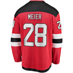 Timo Meier New Jersey Devils Fanatics Home Breakaway Jersey Discount
