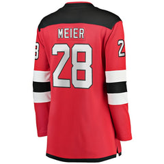Timo Meier New Jersey Devils Fanatics Women's Home Breakaway Player Jersey Outlet