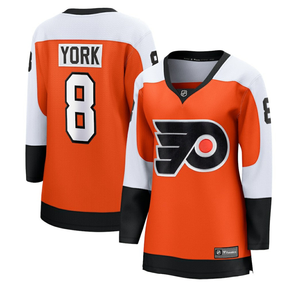 Cam York Philadelphia Flyers Fanatics Women's Home Breakaway Player Jersey Outlet