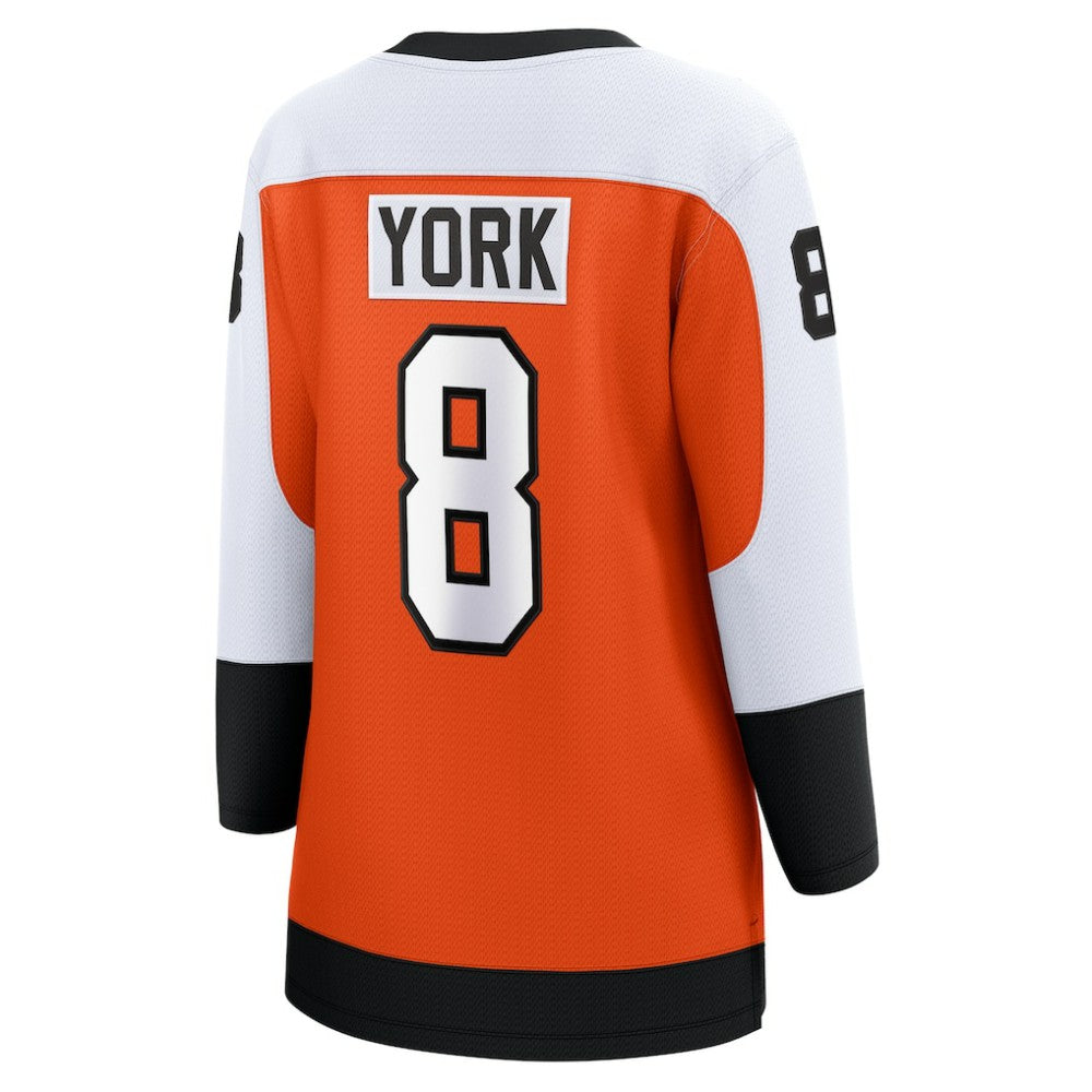 Cam York Philadelphia Flyers Fanatics Women's Home Breakaway Player Jersey Outlet