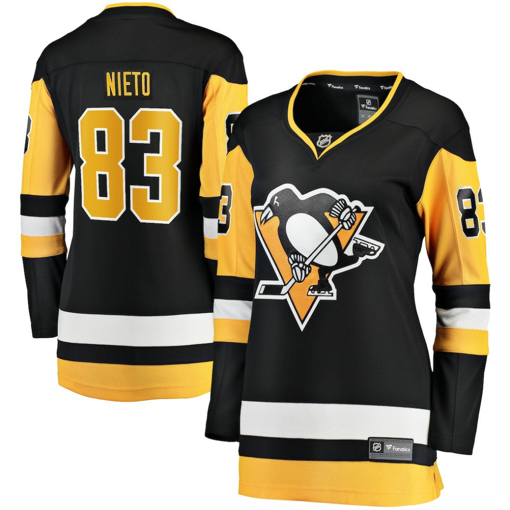 Matt Nieto Pittsburgh Penguins Fanatics Women's Home Breakaway Player Jersey Sale