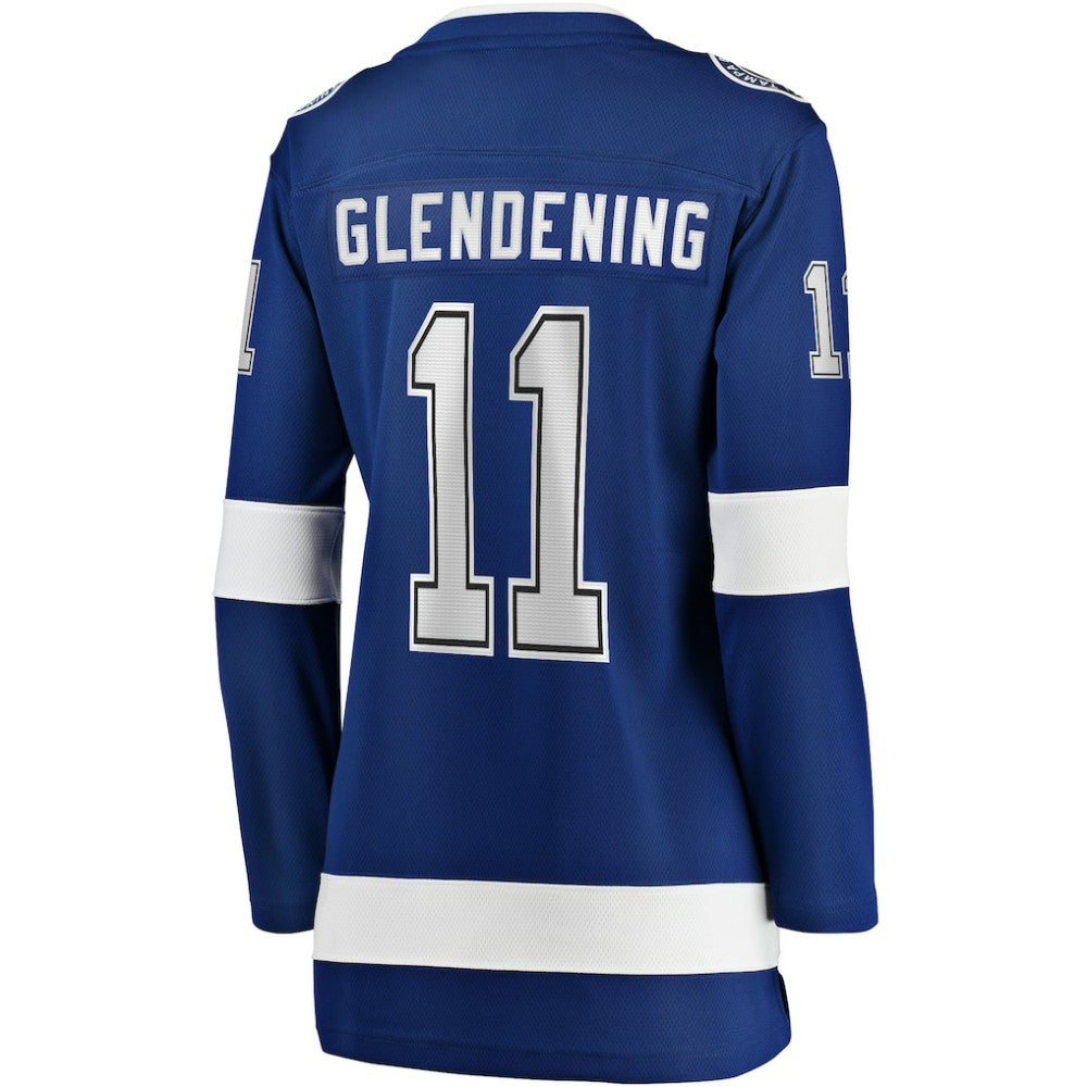 Luke Glendening Tampa Bay Lightning Fanatics Women's Home Breakaway Player Jersey Sale