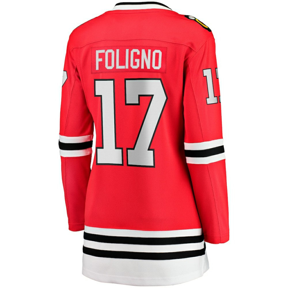 Nick Foligno Chicago Blackhawks Fanatics Women's Home Breakaway Player Jersey Discount