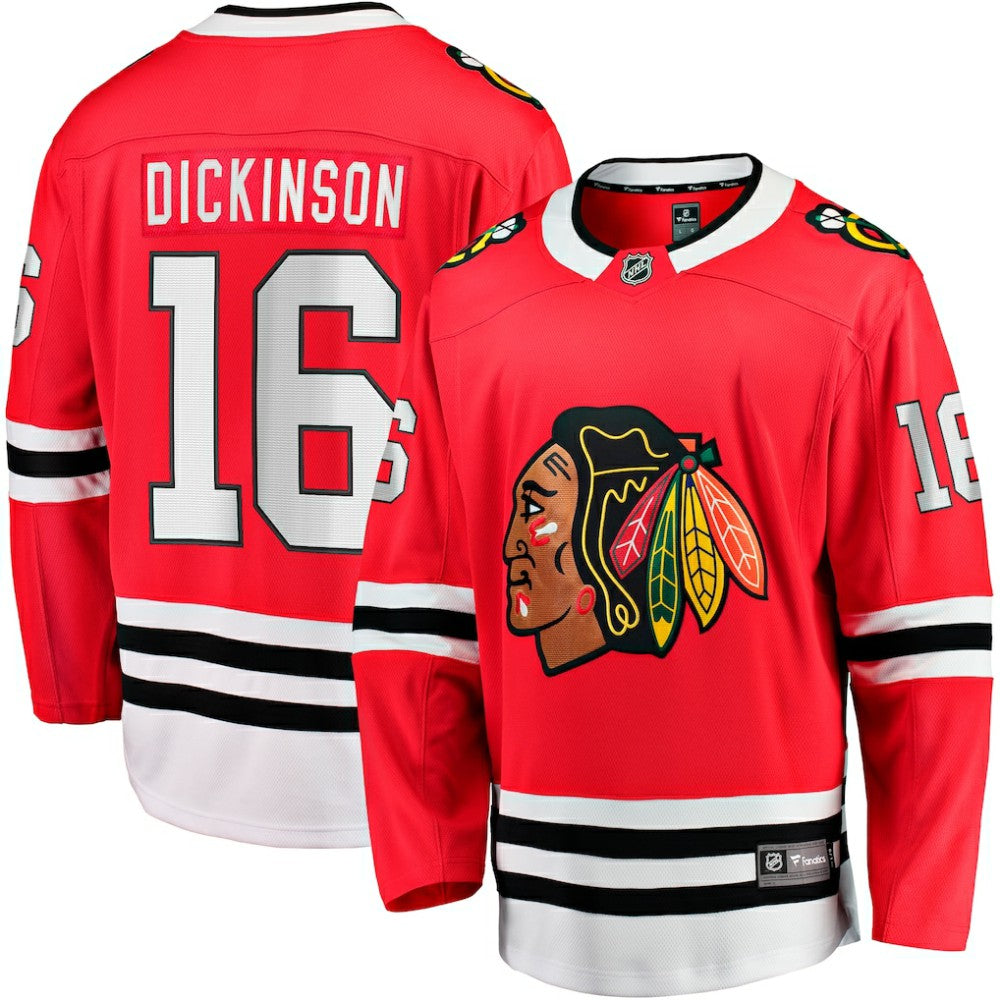 Jason Dickinson Chicago Blackhawks Fanatics Home Breakaway Jersey On Sale