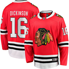 Jason Dickinson Chicago Blackhawks Fanatics Home Breakaway Jersey On Sale