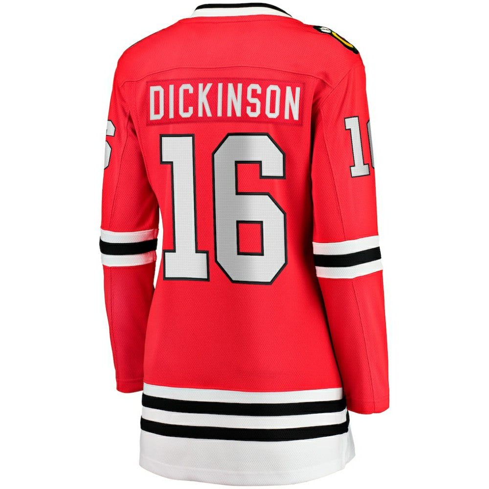 Jason Dickinson Chicago Blackhawks Fanatics Women's Home Breakaway Player Jersey On Sale