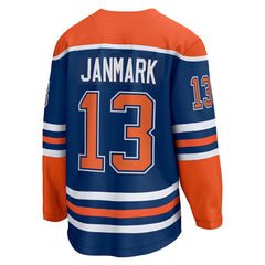 Mattias Janmark Edmonton Oilers Fanatics Home Breakaway Jersey For Sale