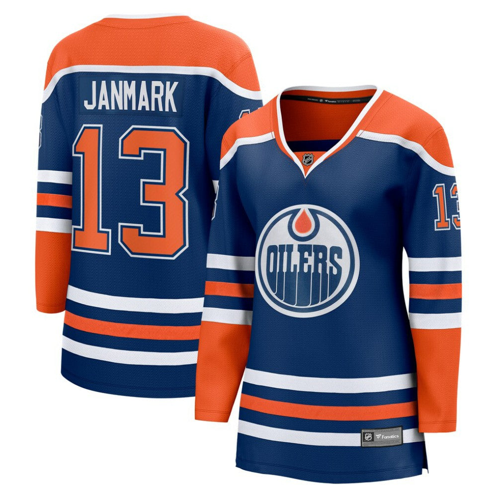 Mattias Janmark Edmonton Oilers Fanatics Women's Home Breakaway Player Jersey Online
