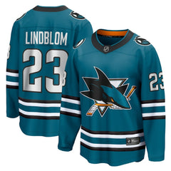 Oskar Lindblom San Jose Sharks Fanatics Home Breakaway Jersey Sale