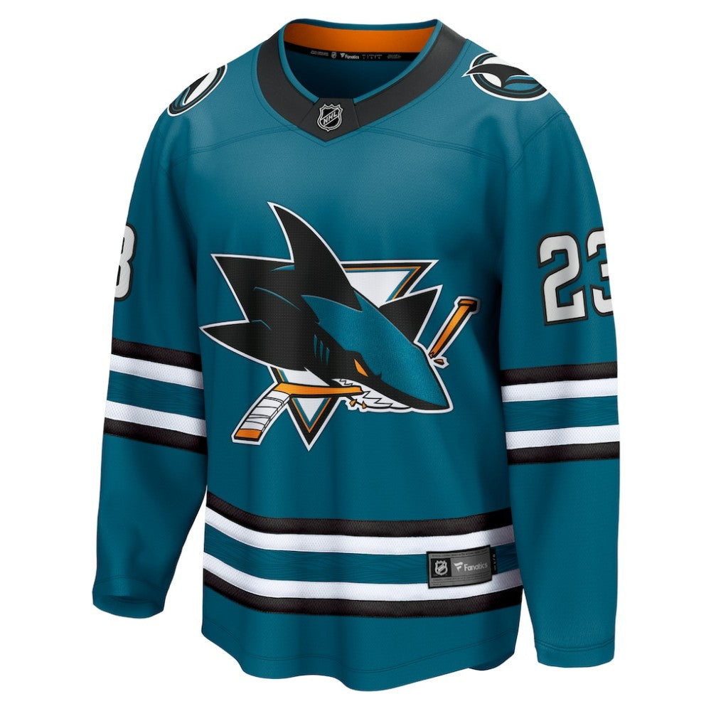 Oskar Lindblom San Jose Sharks Fanatics Home Breakaway Jersey Sale