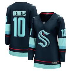 Matty Beniers Seattle Kraken Fanatics Women's Home Breakaway Player Jersey Outlet