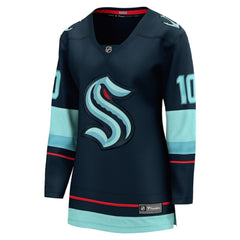 Matty Beniers Seattle Kraken Fanatics Women's Home Breakaway Player Jersey Outlet