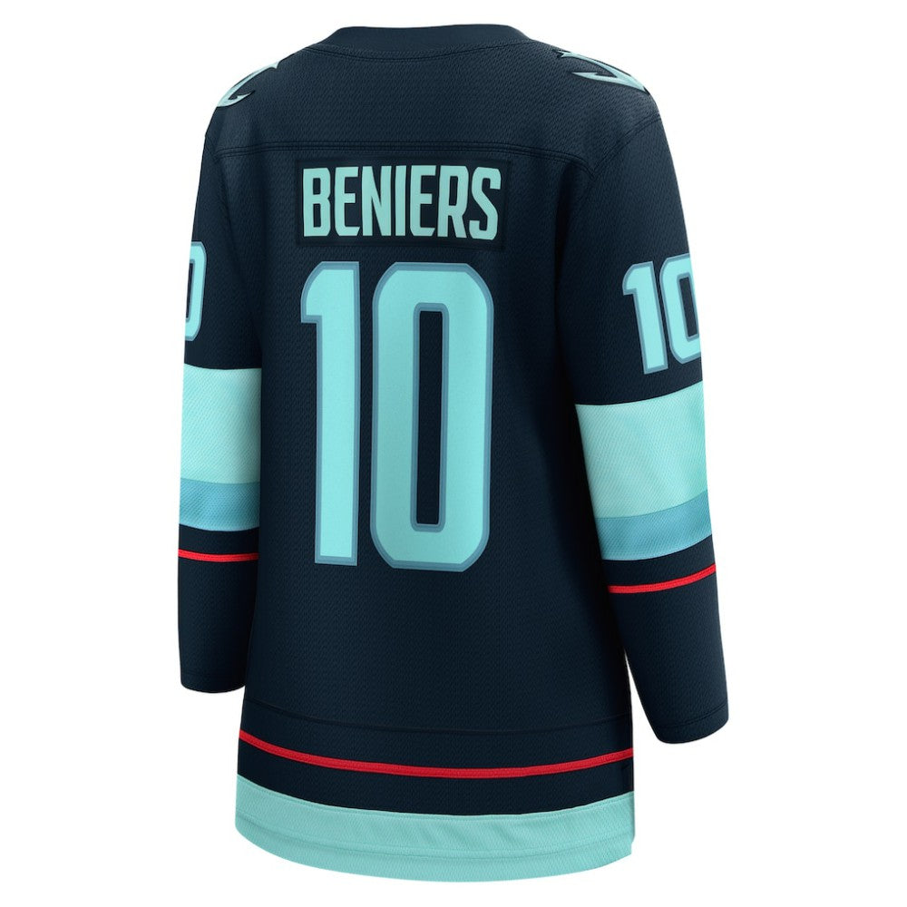 Matty Beniers Seattle Kraken Fanatics Women's Home Breakaway Player Jersey Outlet