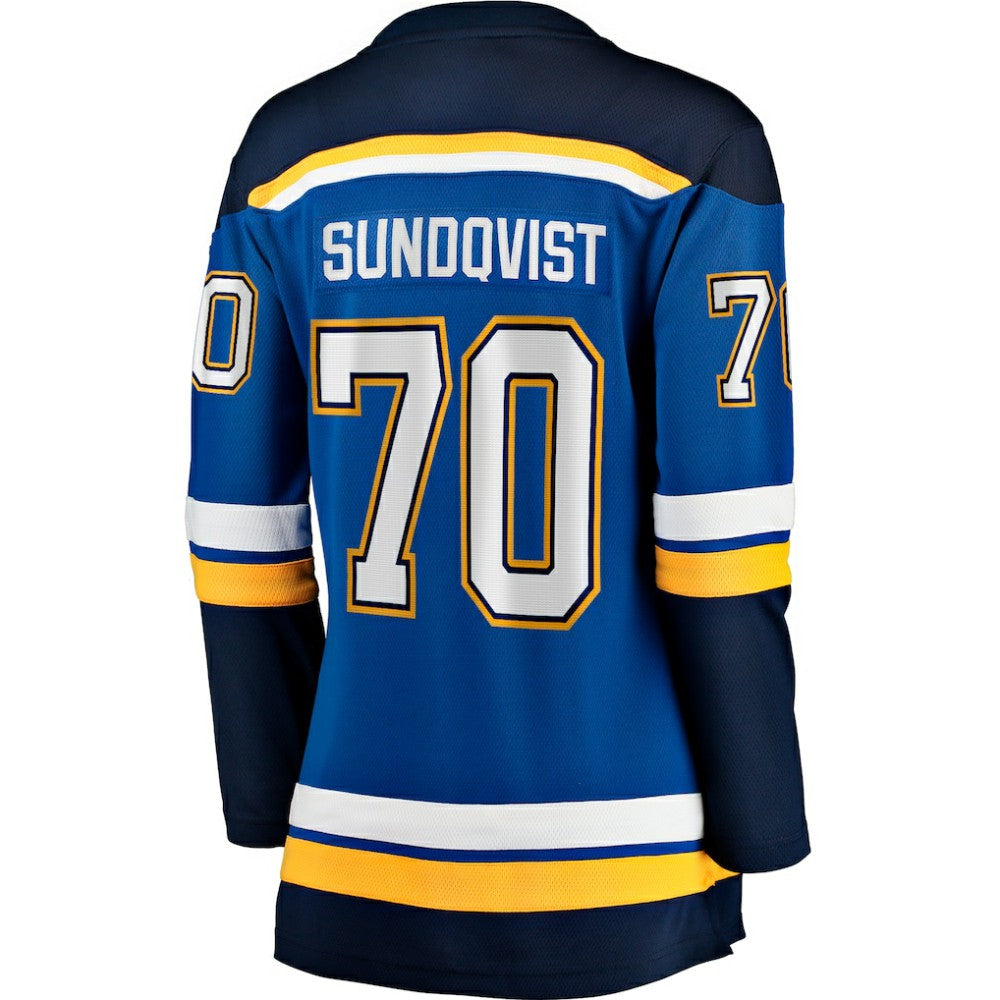 Oskar Sundqvist St. Louis Blues Fanatics Women's Home Breakaway Player Jersey Discount