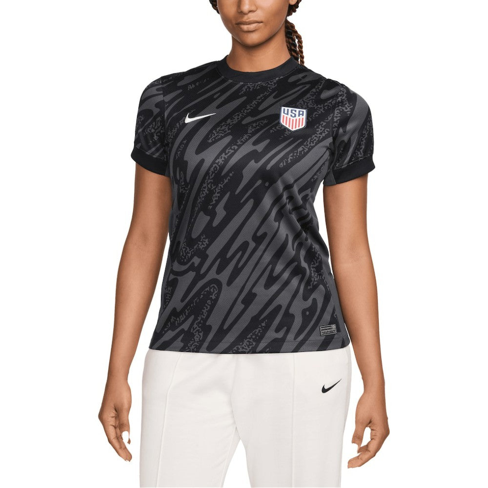 USMNT Women's 2024 Goalkeeper Replica Stadium Jersey Black - Nike