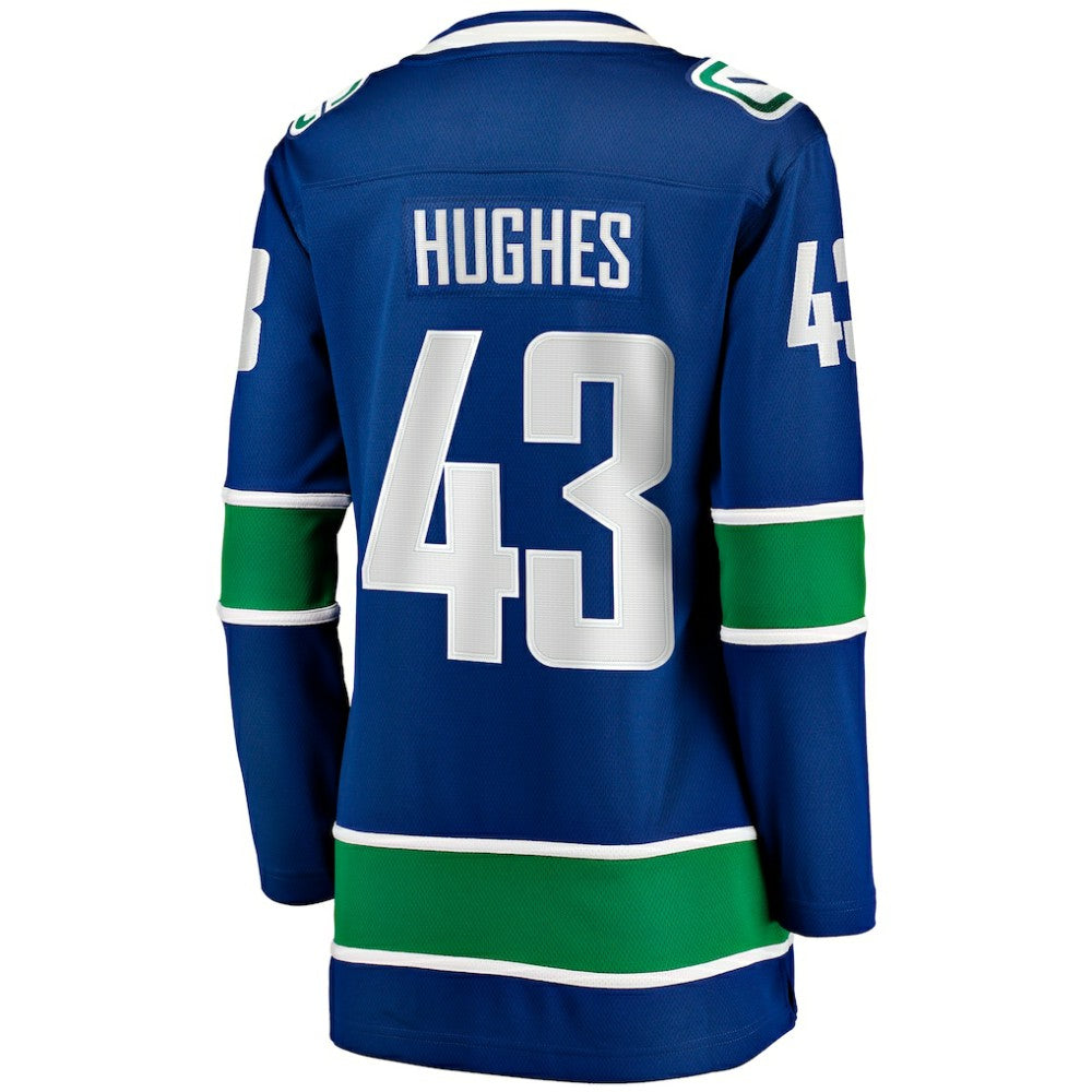 Quinn Hughes Vancouver Canucks Fanatics Women's Home Breakaway Player Jersey On Sale