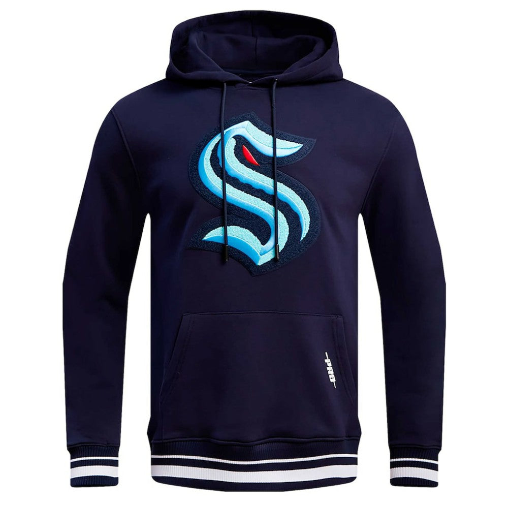 Seattle Kraken Pro Standard Retro Classic Fleece Pullover Hoodie For Sale
