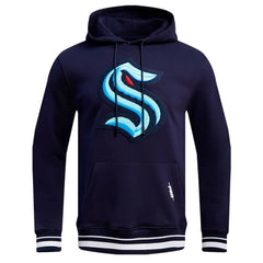 Seattle Kraken Pro Standard Retro Classic Fleece Pullover Hoodie For Sale